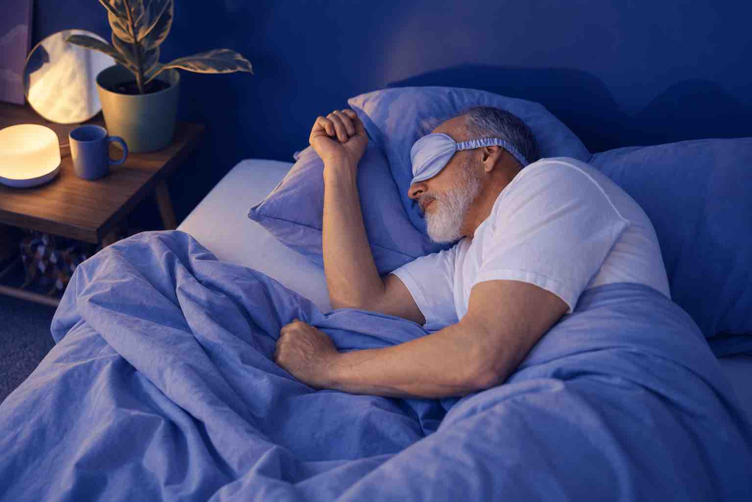 Cozy Moonlit Bedroom with Sleeping Elderly Man - What if “sleeping well” didn’t mean “sleeping longer”?